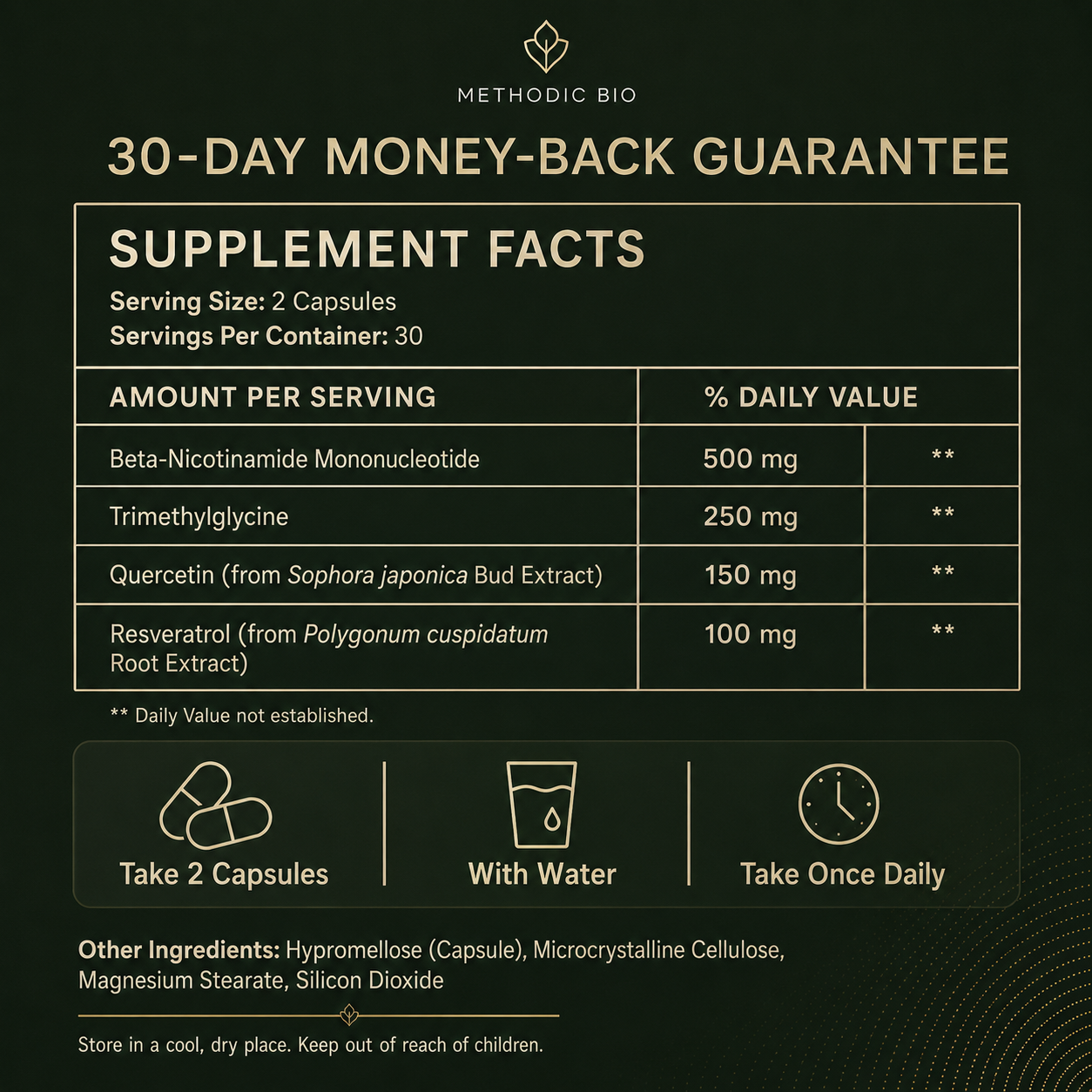 NMN NAD+ Support: 1 Bottle (One-Time Order)